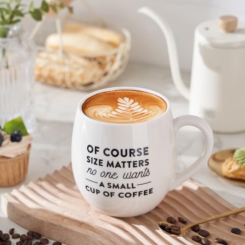 Miecoolargeceramiccoffeemug24ozcoffeecupforofficeandhomebigjumbocoffeemugforlattemilkteacocoacerealdishwasherandmicrowavesafeidealforfamilyandfriendswhite  Urban Country Home Decor Miecoo large ceramic coffee mug 24 oz coffee cup for office and home big jumbo coffee mug for latte milk tea cocoa cereal dishwasher and microwave safe ideal for family and friends white  urban country home decor