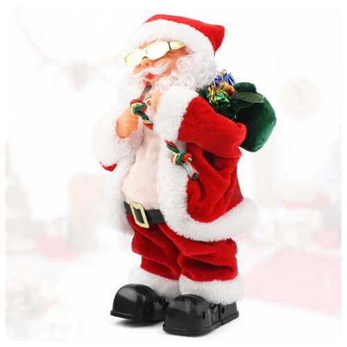 Gfilay Elektrischer Weihnachtsmann-Spielzeug mit schüttelndem Bauch...