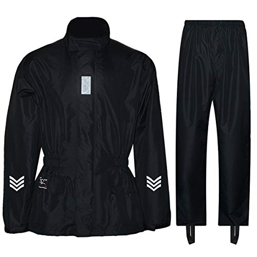 FWG Rain Suit for Men Women Motorcycles Cycling Waterproof Rain Jacket with Pants