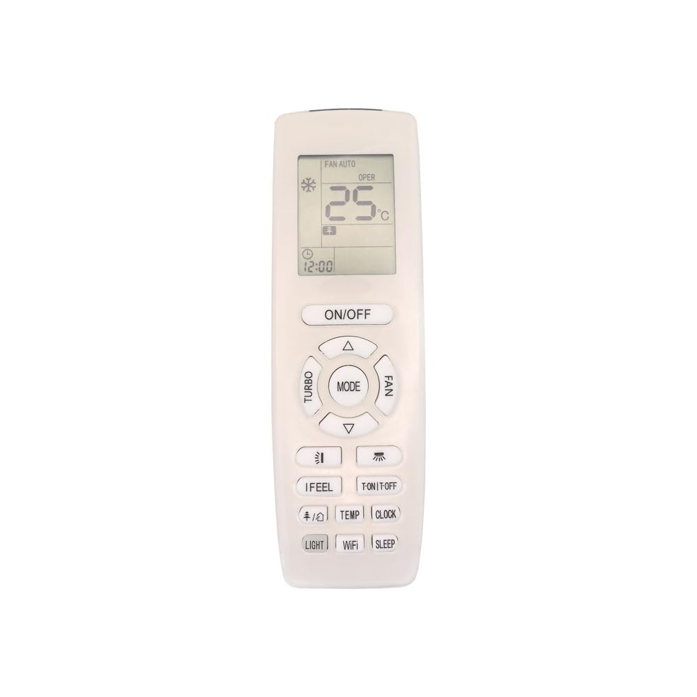 VINABTY YAP1FB2F Télécommande remplacée Convient pour Sinclair YAP1F.YB1F2. YB1FA.YV1L1.YAP1F2.YAP1F6.ASC 12BI.ASC 18BI.ASC24BI.ASC 42BI.ASC 42BI.ASC  4C 42BI.ASC 40BI.ASC 30BI.ASC 36B.ASC36BI