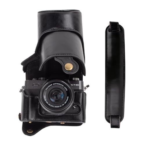 Housse Fujifilm XT30 III étui protection Fuji XT20 cuir noir