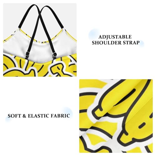 ZZKKO Banana Fruit Cartoon Girls Swimsuit One Piece Bathing Suit for Baby Girls' Swimwear 3-10T3