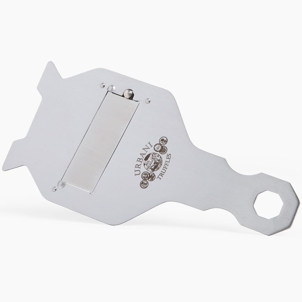 Professional Truffle Slicer/Shaver/Cutter by Urbani Truffles. Made In Italy With Premium, Highest Quality, Stainless Steel. Easily Adjustable Blade To Get The Cut You Want.