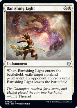 Magic: The Gathering - Banishing Light - Foil - Theros Beyond Death