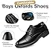 Imagen de GINNI Zapatillas de Vestir Niños Zapatos de Cordones Oxfords Clásico Formales Derby para Boda Lglesia Escuela