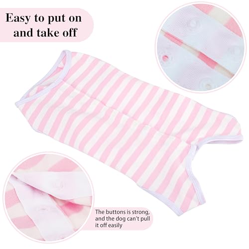 Image of Comprehensive Post-Surgery Dog Recovery Suit: Ultra-Comfy Premium Cotton Wound Care Shirt - Protective for Puppies, Cats & Small Pets, Ensuring Unrestricted Mobility, Size XXL