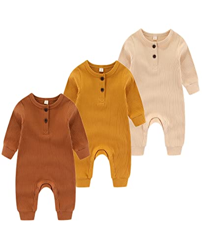 Chamie Baby Romper Newborn Knitted Jumpsuit Long Sleeve Baby Boys...