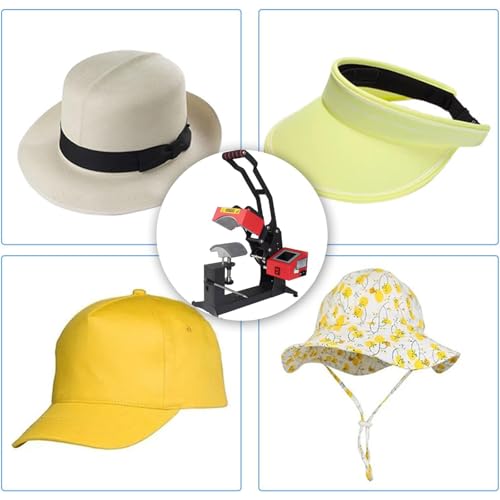 Máquina Prensa para Gorras Manual con Pantalla LCD miniatura 6