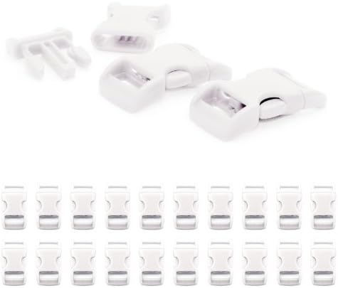 Ganzoo Fermoir à Clip En Plastique Noir Très Grand Format 88 Mm X 60 Mm