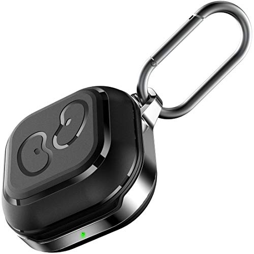 HALLEAST Compatible with for Samsung Galaxy Buds 2 Case (2021) / Galaxy Buds Pro Case (2021) / Galaxy Buds Live Case (2020) , TPU Metal Hard Earbuds Cover - Support Wireless Charging, Black