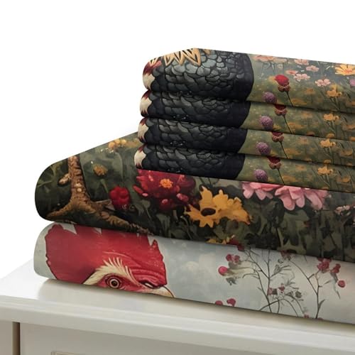 Parure de lit guitare rock hypoallergénique en microfibre douce avec fermeture éclair