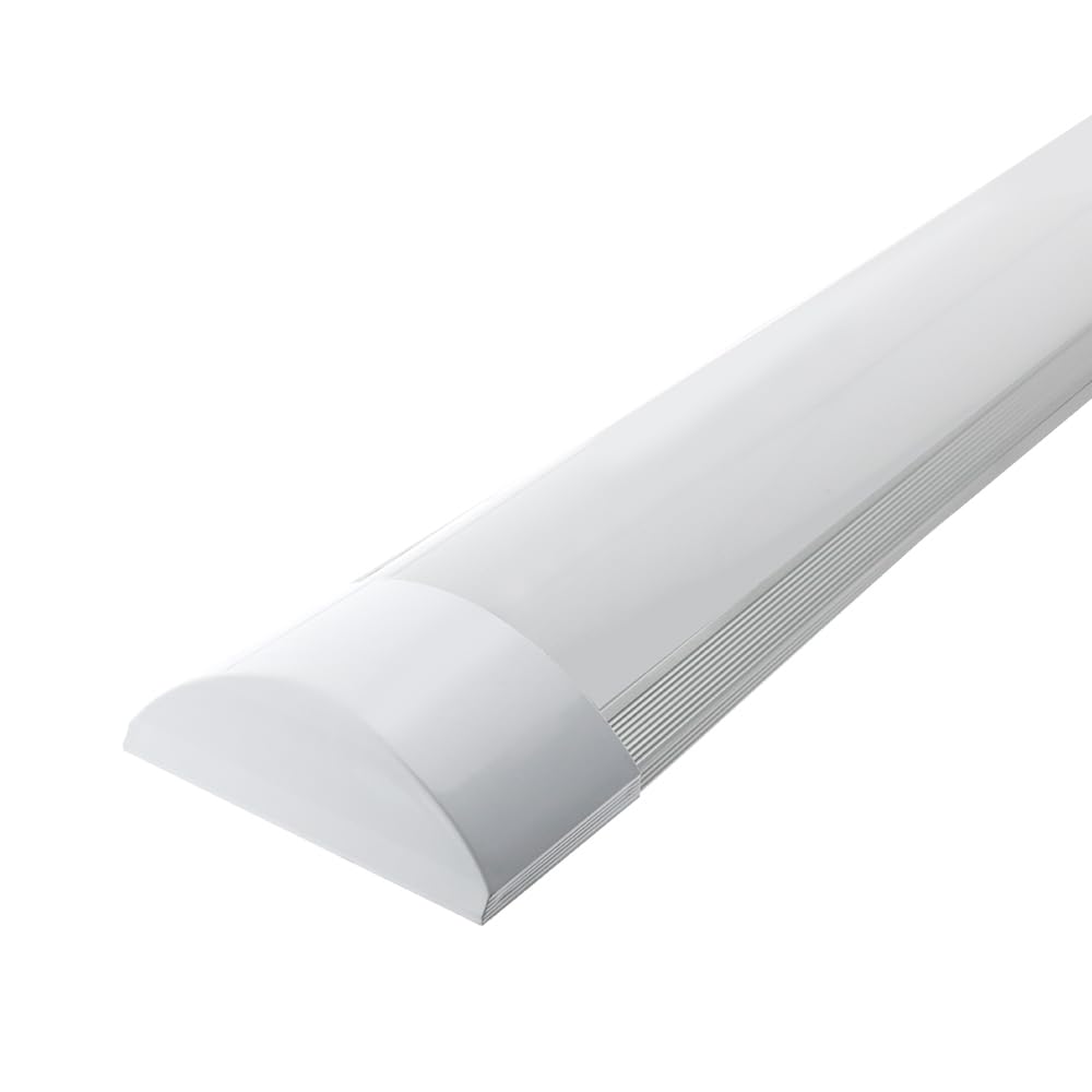 M Ledme - Pantalla LED luminaria Lineal Fast Con Led Integrado 40W, 4000 lúmenes, Color Luz Neutra (4500K), 1200 mm, Cable De Conexión Incluido, Aluminio/ABS, ideal para interiores. LM1171