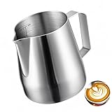 Photo Gallery worbic - brocca schiumalatte in acciaio inox, 400 ml, colore: argento Photo Gallery worbic - brocca schiumalatte in acciaio inox, 400 ml, colore: argento
