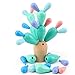 Herefun Bilanciamento Cactus Giocattolo in Legno, Montessori Albero Giocattolo per Bambini, Costruzioni Legno Giocattolo Educativo, Blocchi Giocattolo Cactus per Bambini Fai da Te Manuale (C)