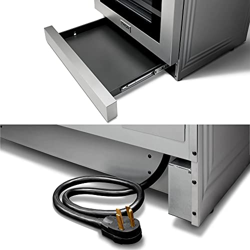 Thor Kitchen 36" 6.0 Cu. Ft. Electric Range With Tilt Panel And Self-Cleaning Oven In Stainless Steel (36 Inch) #TOP6