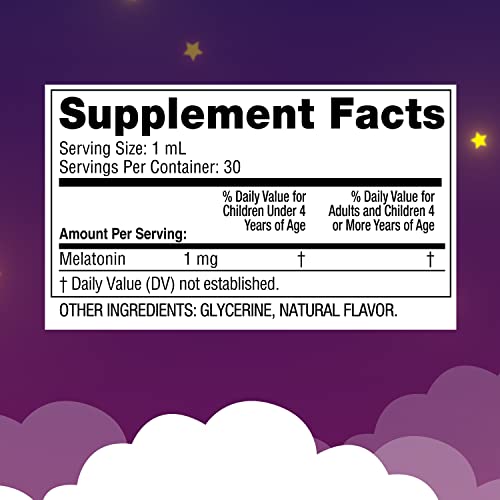 Zarbee's Kids Sleep Supplement Liquid With 1Mg Melatonin; Drug-Free & Effective; Easy To Take Natural Berry Flavor For Children Ages 3 And Up; 1 Fl Oz Bottle #TOP5