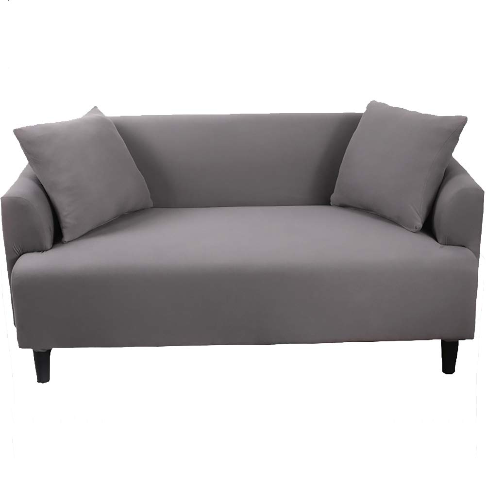 Housse de canapé extensible gris argent S protège-meuble imperméable