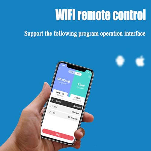 Bomba peristáltica, bomba dispensadora de laboratorio de precisión para solución de nutrientes de acuario, control remoto WiFi, caudal ≤100ml/min