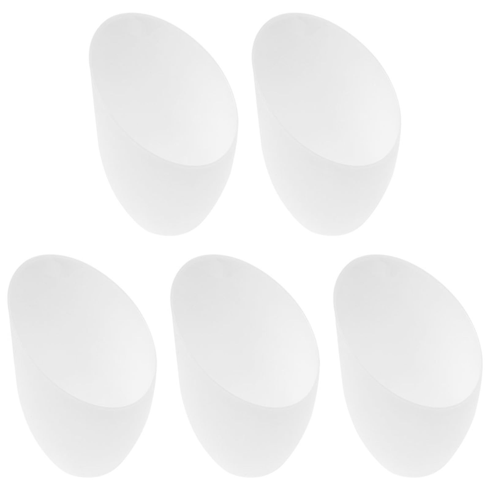 ABOOFAN 5pcs White Horseshoe Lampshade Covers 40mm Middle Hole Inclined Head Lamp Shades Decorative Light Covers for Wall Lamps and Table