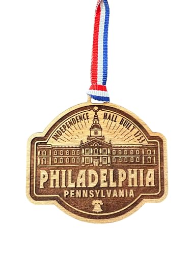 Custom Philadelphia Cherry Wood Ornament – Handcrafted Pennsylvania Gift, Made in USA - Image 6