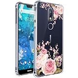 Jhxtech Coque de téléphone pour Nokia 7.1, Nokia7.1 TA-1085 pour filles et femmes, fine et...