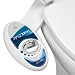 Luxe Bidet Neo 110 - Fresh Water Non-Electric Mechanical Bidet Toilet Seat Attachment (blue and white)