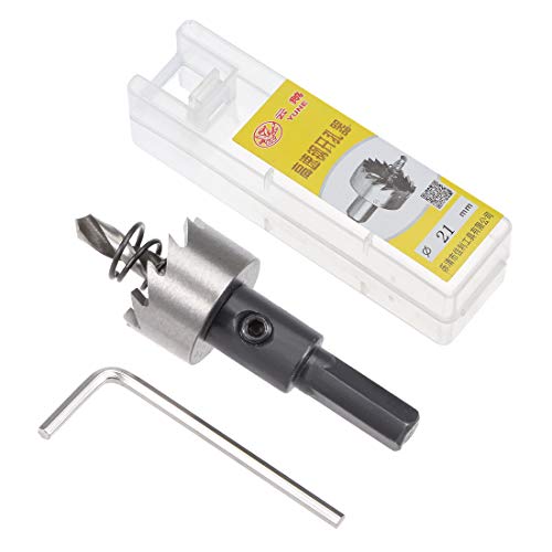sourcingmap 21mm HSS Drill Bit Hole Saw for Stainless Steel Metal Alloy Wood, 21x13mm - Image 4