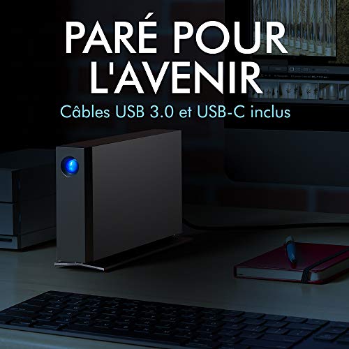 LaCie d2 Professional 4To, disque dur externe portable et de bureau HDD, pour PC Mac & iPad, Data Rescue Service (STHA4000800)