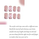 French Tip False Nails - Short Leopard Square Press On Nails Pattern - Ballerina Fake Nails With Pink Bow - Removable Acrylic Stick On Nail For Women Girls Summer Cute Nail Art - Image 4