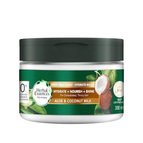 HERBAL ESSENCES Bio-Renew Deep Treatment Hydrate Hair Mask Aloe & Coconut Milk 300ml