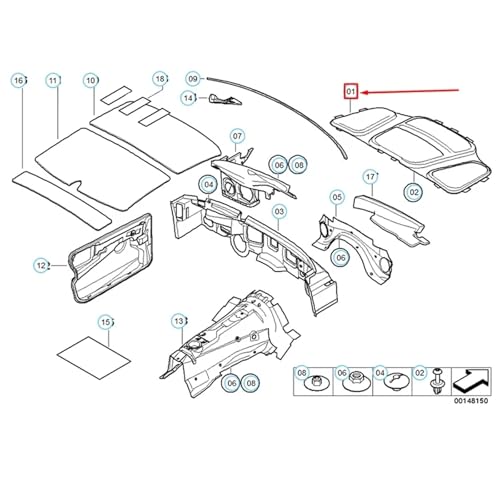 Insonorisation capot BMW E60 E61 : Tapis isolant thermique haute performance