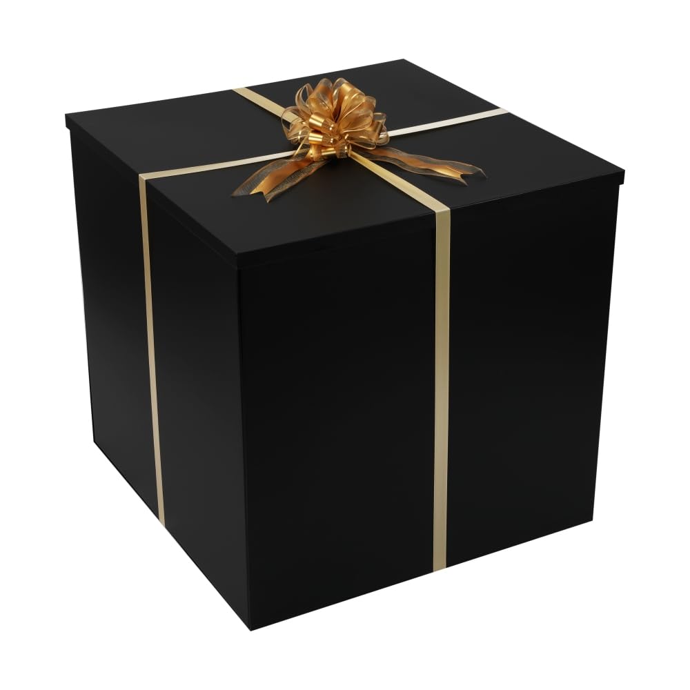 Amazon.com: Extra Large Gift Box with Lid 28x28x28 Inches, Black