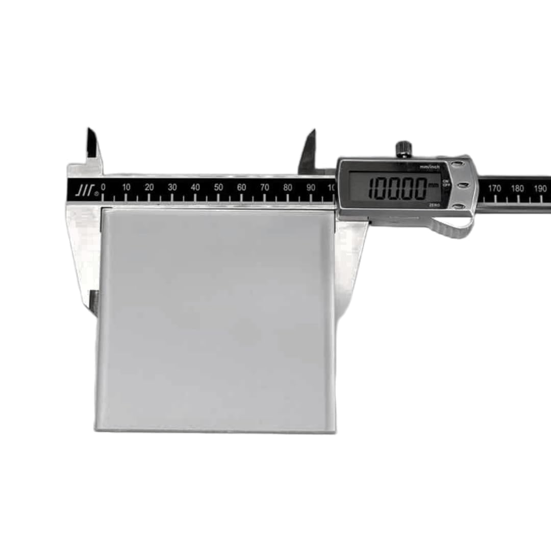 Juego de láminas de vidrio hidrofóbico/hidrófilo de un solo lado: 10 piezas, espesor (0,4-2,0 mm)(100 * 100 * 0.5mm 1 Side Hydrophilic)