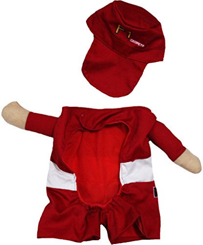 Disfraz para perro Petitebella Red Racer Talla S miniatura 2