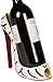 Hilarious Home 8" x 7"H High Heel Wine Bottle Holder - Stylish Conversation Starter Wine Rack (Zebra)