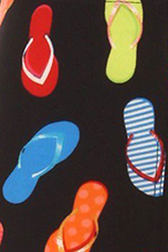 iZZYZX Kid's Funny & Cute Pattern Print Leggings - Cartoon Flag Character Skull Flower3