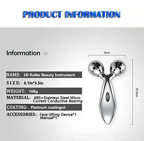 3D Roller Face Massager,Face Sculpting Tool-Facial Massager Lifting Tool Skin Tightening Reduce Puffiness #TOP5