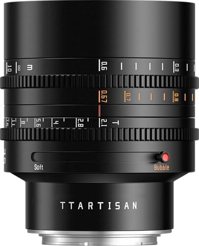 TTARTISAN Objetivo Cine de 85 mm T2.1 de formato completo, enfoque manual Bubble & Soft Dual Bokeh Design, DeClick Aperture, compatible con cámaras Nikon Z-Mount