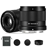 VILTROX 50mm F2.0 Full Frame Prime Lens for Nikon Z Mount | Fast AF, Large Aperture, Lightweight | Wide Angle Standard Prime Lens Compatible with Nikon Z8, Z9, Z6II, Z7II, Z5, Z50, ZF, Z30