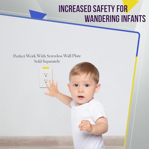 image for ENERLITES Duplex Receptacle Outlet, Tamper-Resistant Electrical Wall O