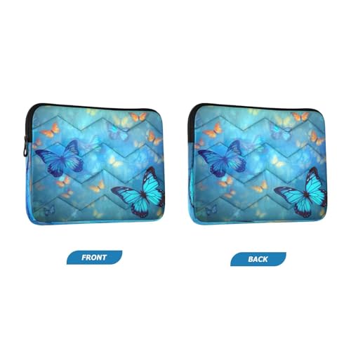 Funda para portátil Blue Butterflies 13-14 pulgadas miniatura 2