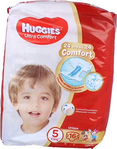 Pañal marca HUGGIES. Modelo ULTRACOMFORT JUNIOR (5)11-25KG 2565151