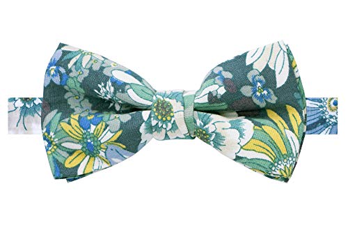 Image of Spring Notion Boys' 4-Piece Floral Suspenders Outfit