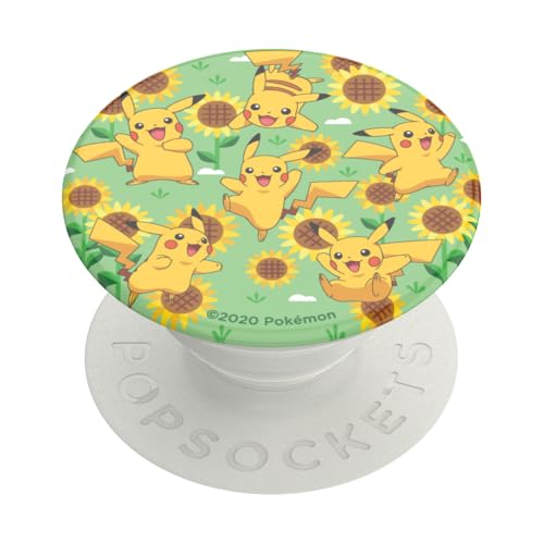 Image of PopSockets Adhesive Phone Grip, Holder, Phone Stand, Pokemon - Pikachu