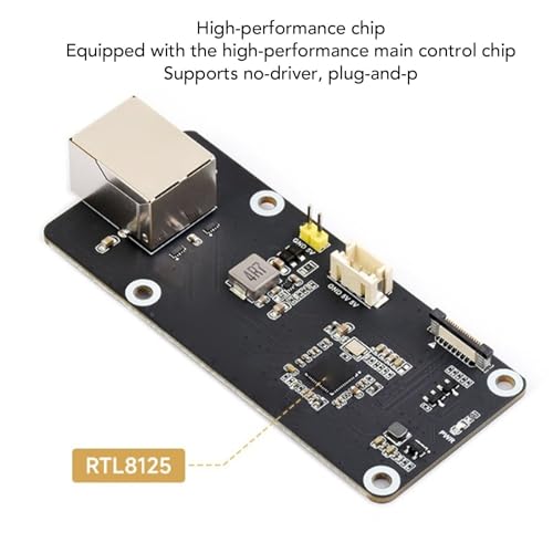 Fabater PCIe a Adaptador Ethernet 2.5G, Controlador RTL8125, Puerto LAN RJ45 2.5 Gigabit, Plug and Play para Proyectos de Redes y NAS miniatura 5