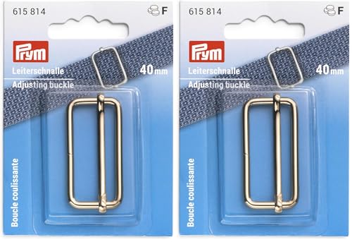Prym 615814 Leiterschnalle 40 mm new gold