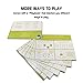 Move-It Kids Jump Rope, Pack of 2 (Blue/Yellow), designed for extended play with “Playbook”, Workout Rope Jump Rope for Kids Crossrope Cordless Jump Rope Thin Rope