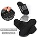 RockDove Men's Adjustable Wrap Memory Foam Slide Slipper, Size 13-14 US Men, Black