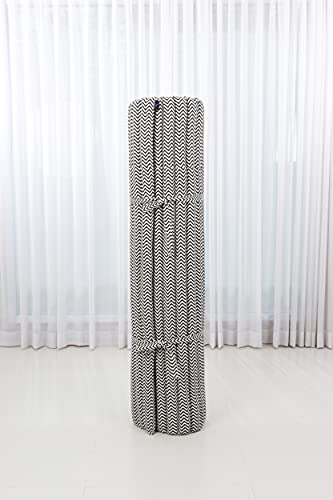 Image of Leewadee Extra Wide Thai Roll Mat 75 x 57 inches Kapok Firm