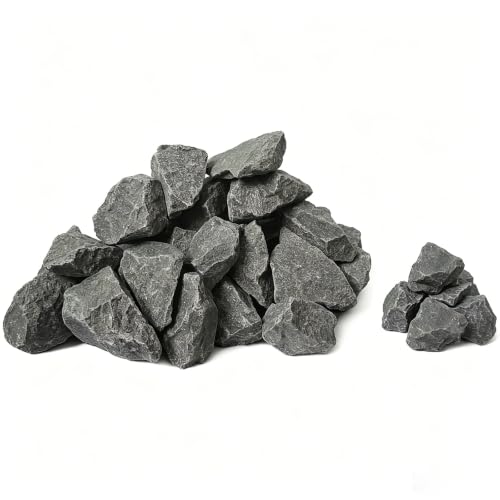 caojunzhen caojunzhen Premium Basalt Sauna Stone 45 lb (2 packs)